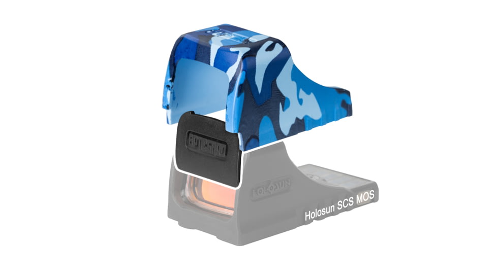 OpticGard Holosun SCS MOS Scope Cover, Navy Blue Camo, One Size, OGHSCSMOSDEG86