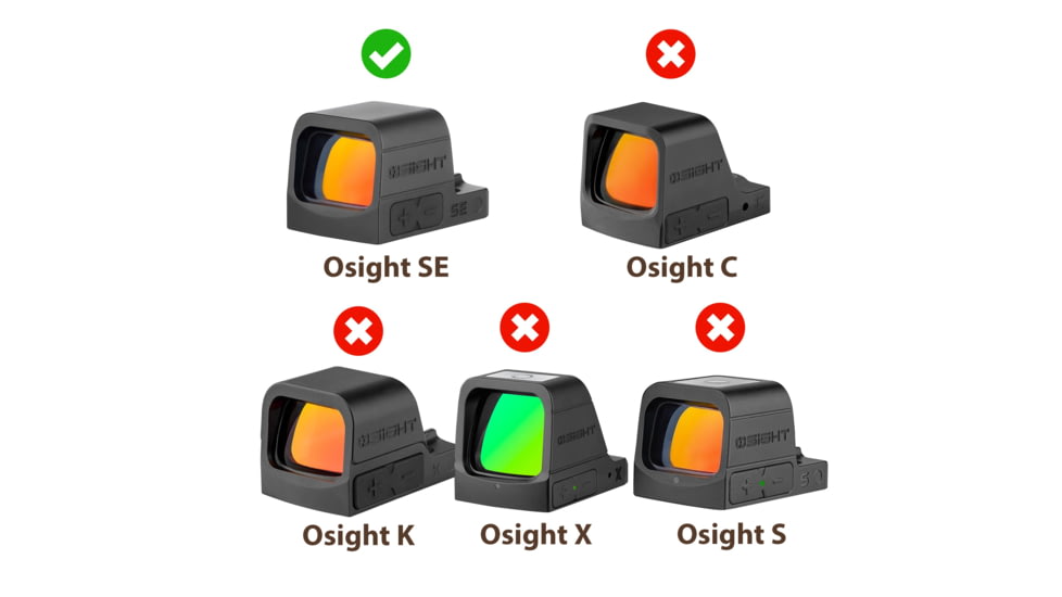OpticGard Red Dot Cover for Osight SE
