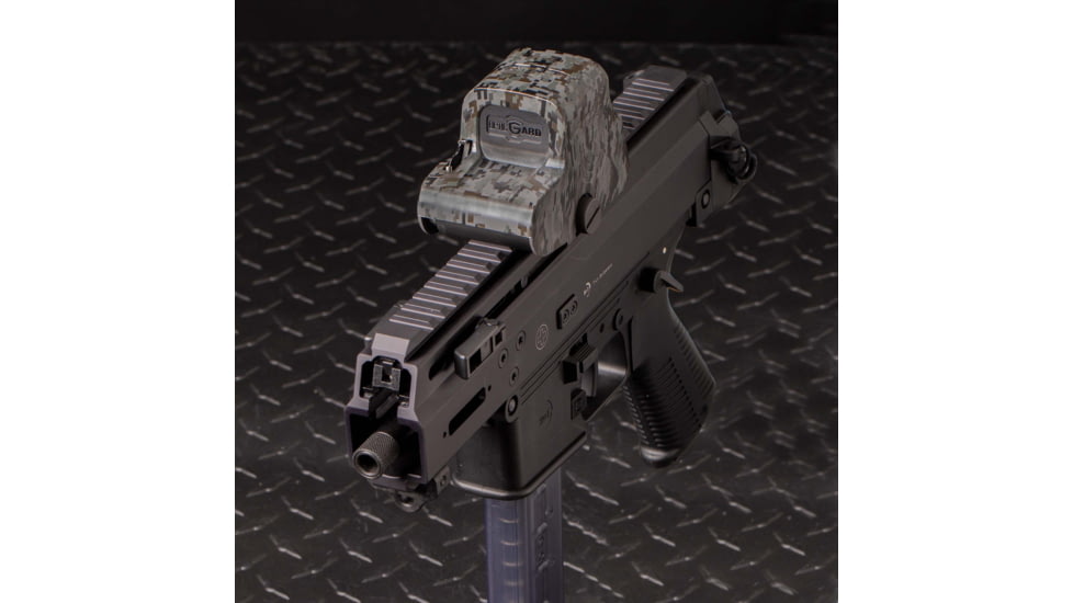 OpticGard Scope Cover For Eotech XPS, Gunmetal Gray Camo, OGEXPS2DEG85