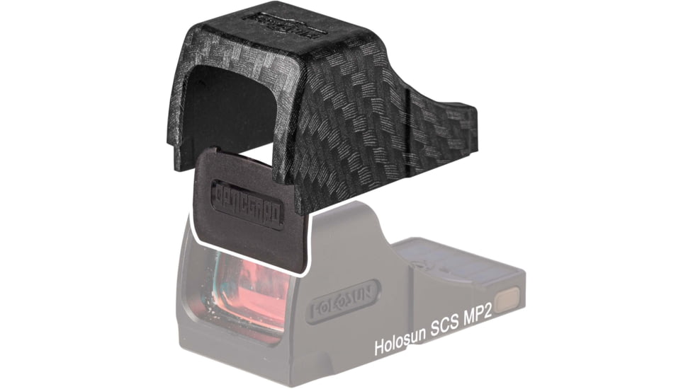OpticGard Scope Cover For Holosun SCS MP2, Carbon Fiber, OGHSCSMP2DE11