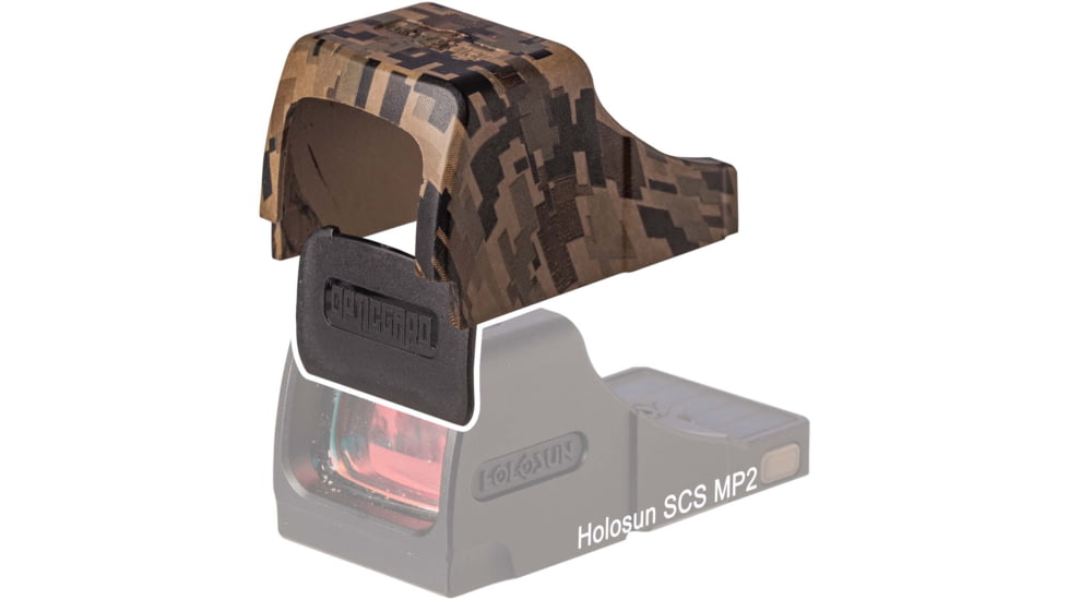 OpticGard Scope Cover For Holosun SCS MP2, FDE Camo, OGHSCSMP2DEG83