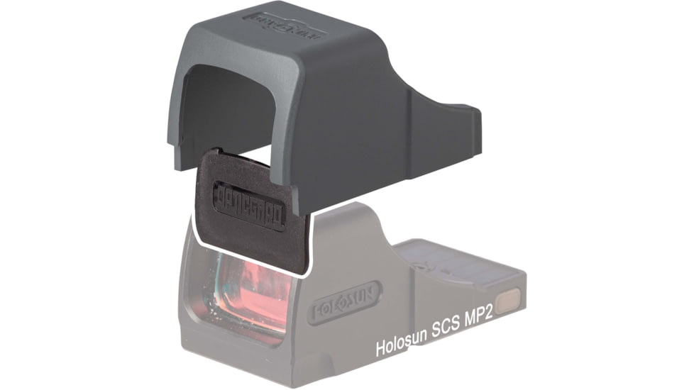 OpticGard Scope Cover For Holosun SCS MP2, Gunmetal Gray, OGHSCSMP227