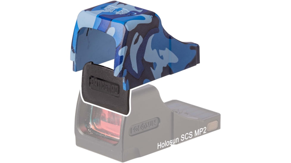 OpticGard Scope Cover For Holosun SCS MP2, Navy Blue Camo, OGHSCSMP2DEG86