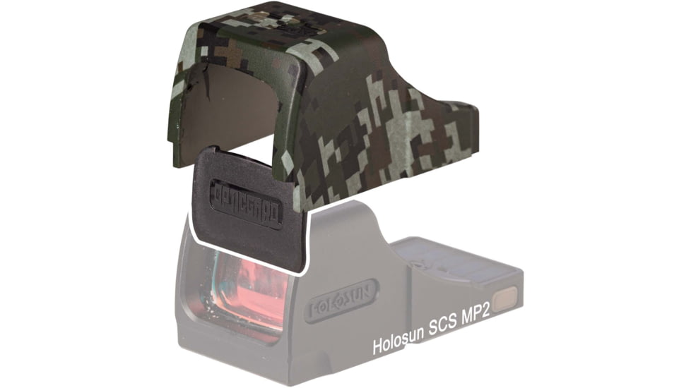 OpticGard Scope Cover For Holosun SCS MP2, OD Green Camo, OGHSCSMP2DEG84