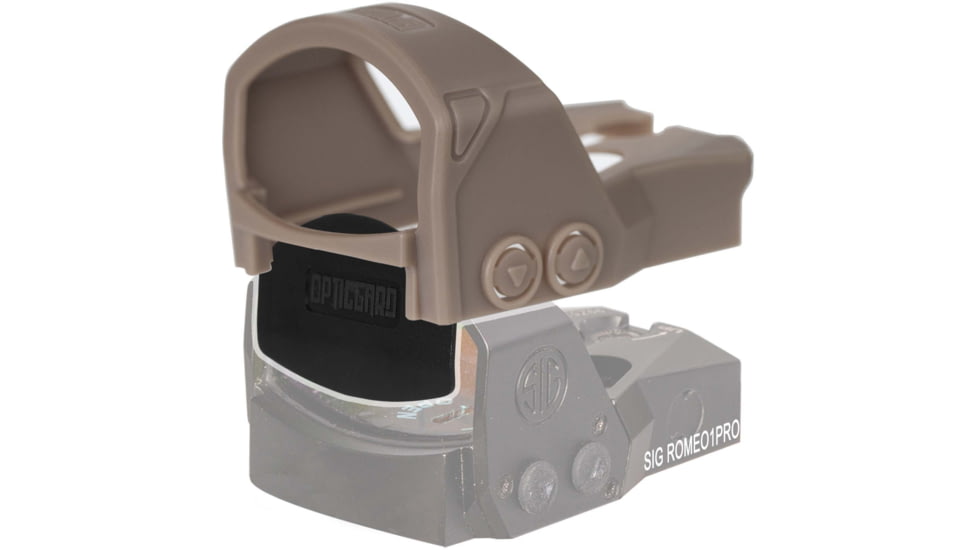 OpticGard Scope Cover for Sig Sauer Romeo1Pro, FDE, OGSR1PRO09