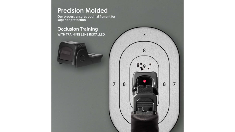 OpticGard Scope Cover for Trijicon RMRcc, Black , OGTRC02