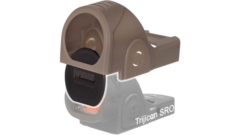 OpticGard Scope Cover for Trijicon SRO, FDE, OGTS09