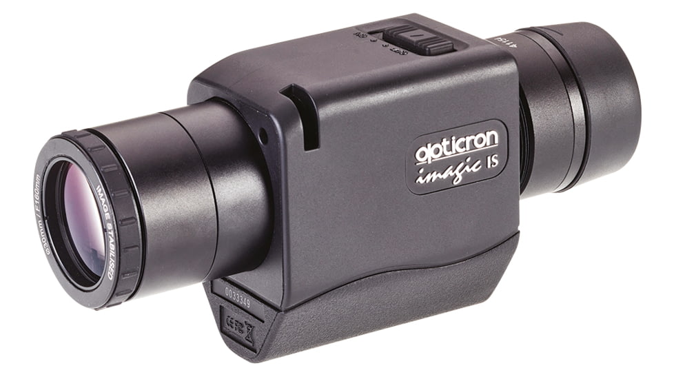 Opticron Imagic IS 10x30mm Compact Image Stabilized Monocular, Black, 41155