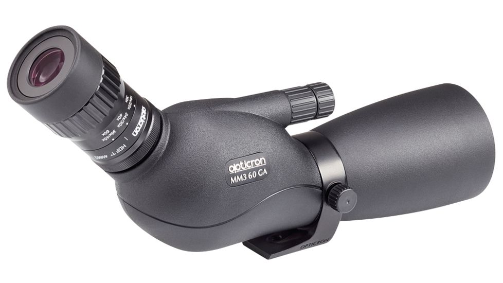 Opticron MM3 60 GA/45 Travelscope + HDF T 15-45x Travelscope Kit, Black, 41363