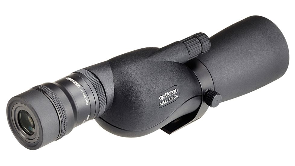 Opticron MM3 60 GA + HR3 16-48x Travelscope Kit, Black, 41360