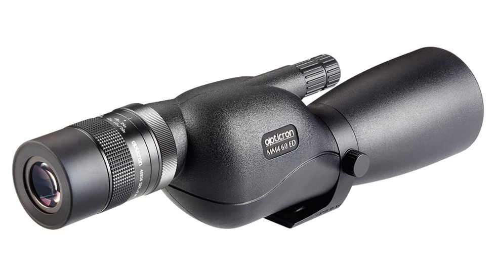 Opticron MM4 60 GA ED Straight Travelscope + SDL 15-45x Eyepiece, Black, 41346