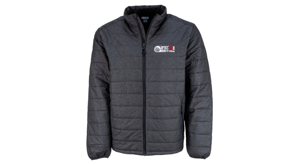 OpticsPlanet Exclusive OpticsPlanet 20th Anniversary Puffer Jacket - Men's, Carbon, 2XL, OP-JACKET-CB-2XL