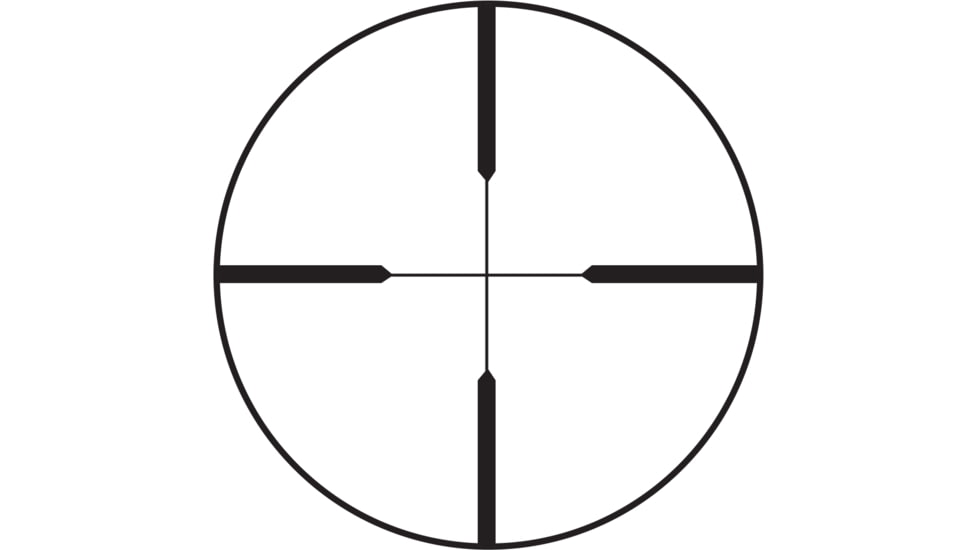 Burris Fullfield E1 3-9x40 mm Rifle Scope, 1in Tube, Second Focal Plane, Non-Illuminated Plex Reticle, Matte, Black, 200321