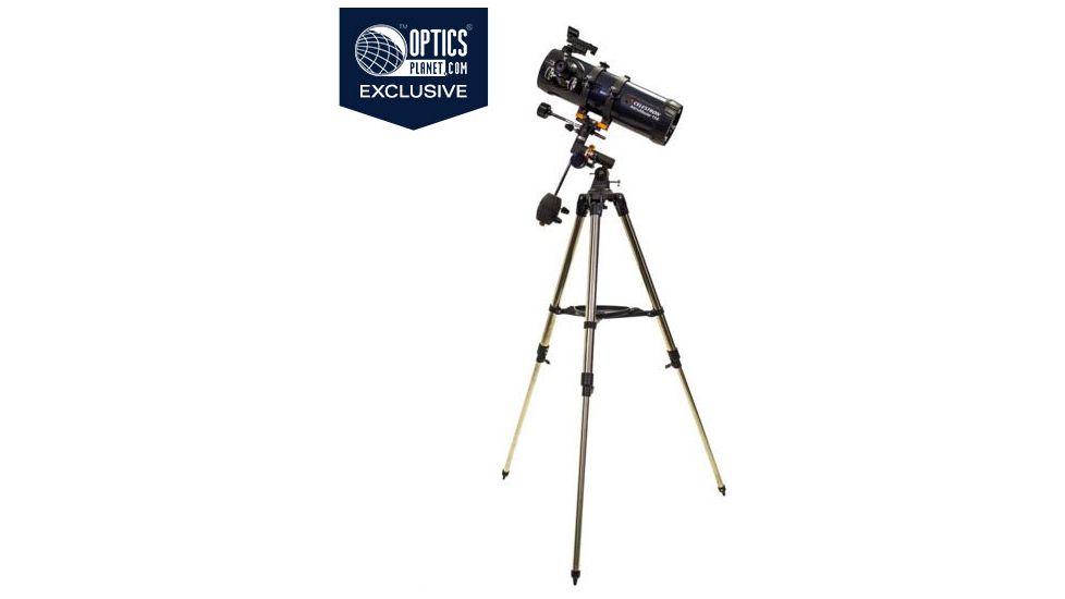 OpticsPlanet Exclusive Celestron AstroMaster 114EQ Telescope w/ Motor Drive 31042-OP