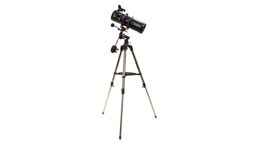 OpticsPlanet Exclusive Celestron AstroMaster 114EQ Telescope w/ Motor Drive 31042-OP