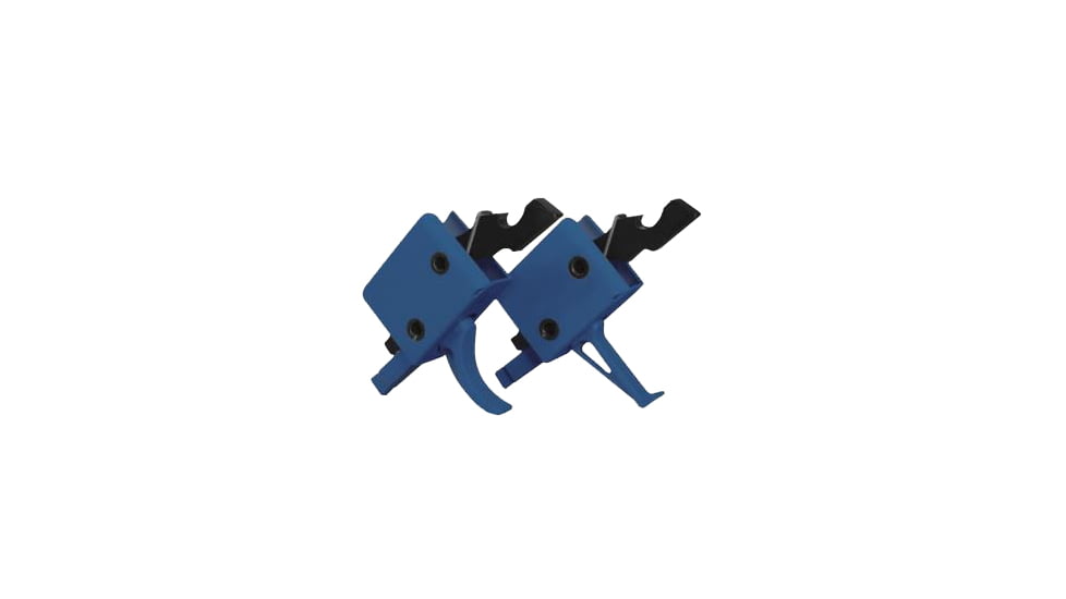 OpticsPlanet Exclusive CMC Triggers AR-15 Drop-in Single Stage Trigger Group,Flat,3.5lb Pull Weight,NRA Blue, 91503 BLUE