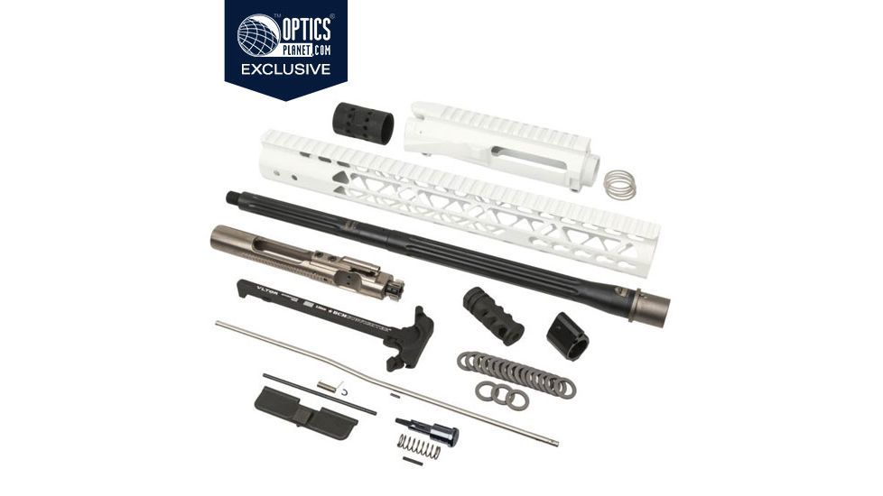 OpticsPlanet Exclusive Complete Upper Build, Upper/15in Handguard/BCG/Charging Handle/Dust Cover/Forward Assist/16in .223 Wylde Barrel/Gas Tube/Gas Block/M4-72 Compensator, OP223UPRBLD-KIT1