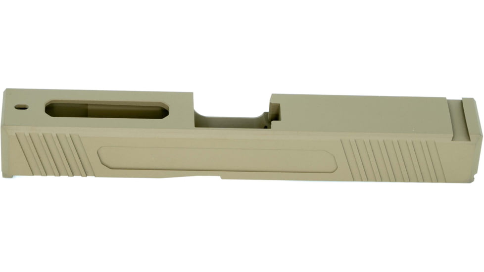 OpticsPlanet Exclusive EC Defense MK-2 Stripped G19 Pistol Slide, FDE, EC-MK2 FDE
