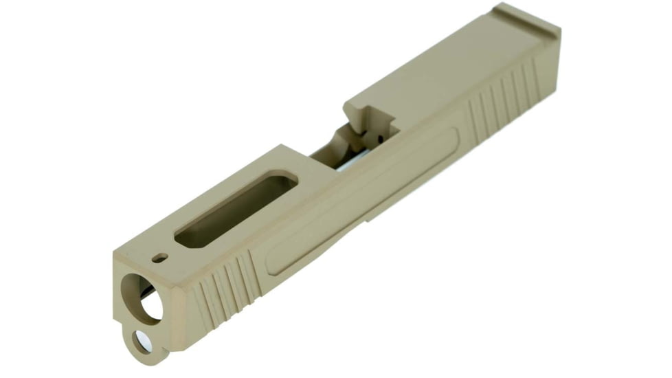 OpticsPlanet Exclusive EC Defense MK-2 Stripped G19 Pistol Slide, FDE, EC-MK2 FDE