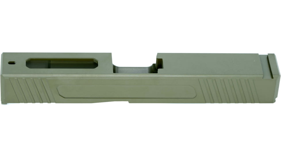 OpticsPlanet Exclusive EC Defense MK-2 Stripped G19 Pistol Slide, OD Green, EC-MK2 OD GREEN