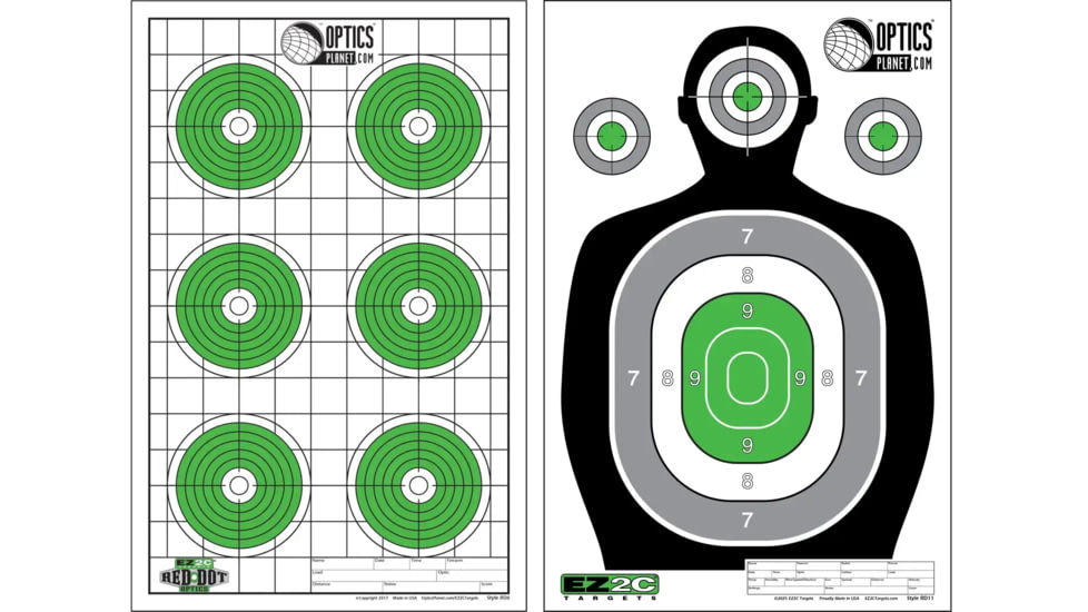 OpticsPlanet Exclusive EZ2C Targets Silhouette Target &amp; OpticsPlanet Exclusive EZ2C Targets Style 6