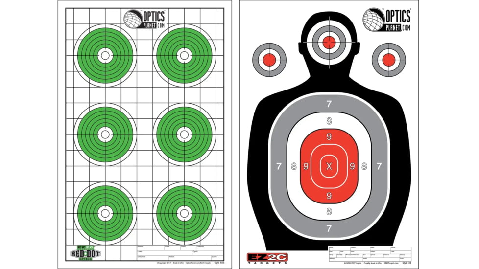 OpticsPlanet Exclusive EZ2C Targets Silhouette Target &amp; OpticsPlanet Exclusive EZ2C Targets Style 6