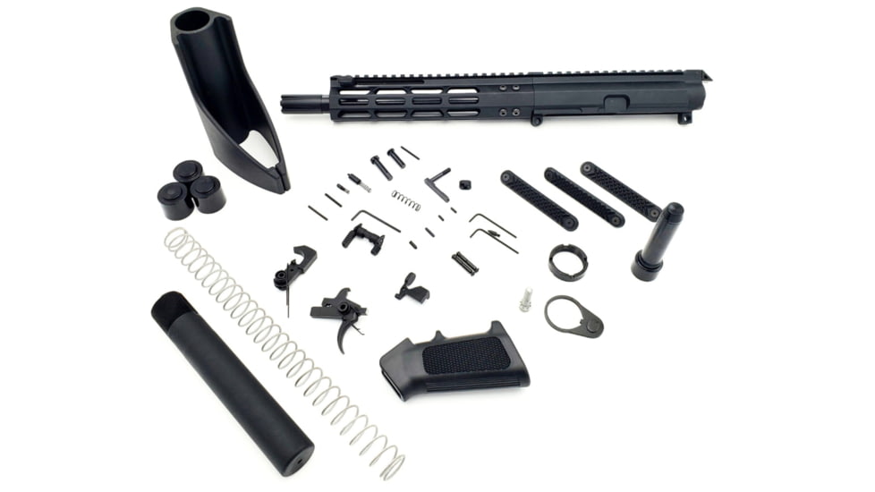 OpticsPlanet Exclusive FM Products Premium Pistol Builders Kit, 8.5in, FM9, Black, FM-8.5-PPBC