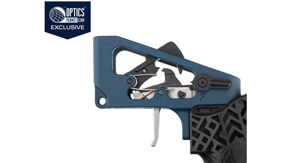 OpticsPlanet Exclusive Franklin Armory BFSIII AR-S1 Trigger - Binary Firing System for AR Platforms, Straight, 4.5lb Pull, Silver, 5645A-CRN
