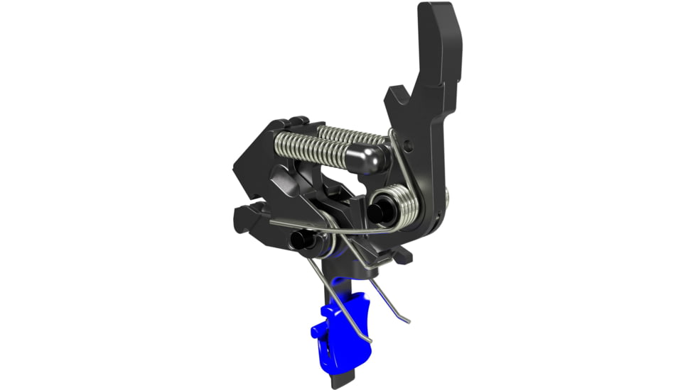 DMO HIPERFIRE HIPERTOUCH Blue Line Special Edition Trigger Assembly, AR-15/10, Black, HPTBL