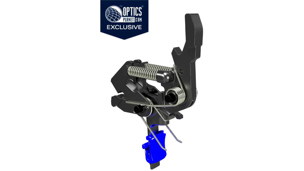 OpticsPlanet Exclusive HIPERFIRE HIPERTOUCH Blue Line Special Edition AR-15/10 Trigger Assembly
