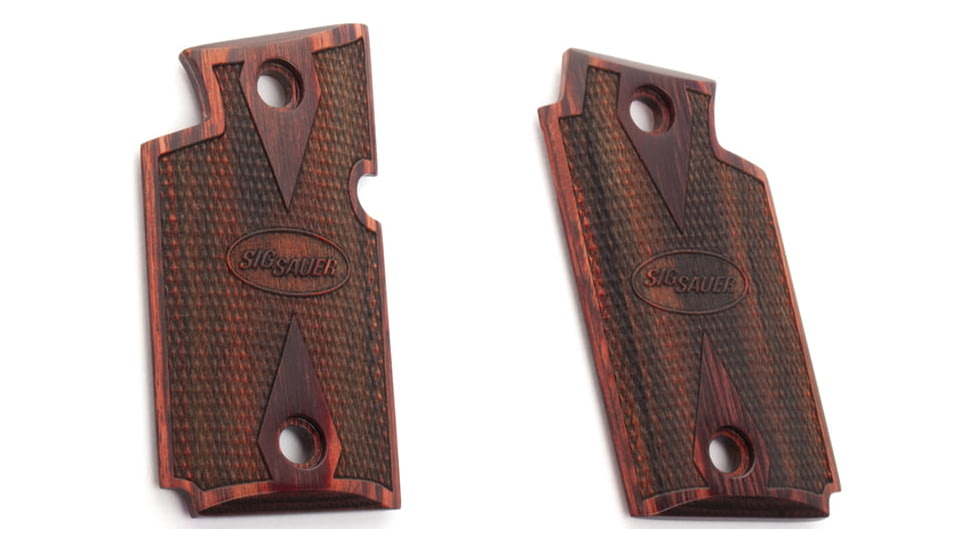 OpticsPlanet Exclusive Hogue Handgun Grip, SIG Sauer P938, DymondWood Pattern, Rosewood, Sig P938, 98521-7SIG