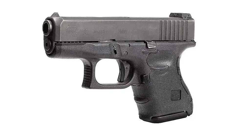 Hogue Wrapter Adhesive Grip For Glock 26, 27, 33, 39, Small Frame Sub-Compact Generation 3, Rubber Black, 18630