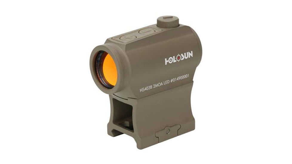 Holosun Red Dot Sight, Flat Dark Earth, HS403B-FDE, EDEMO4