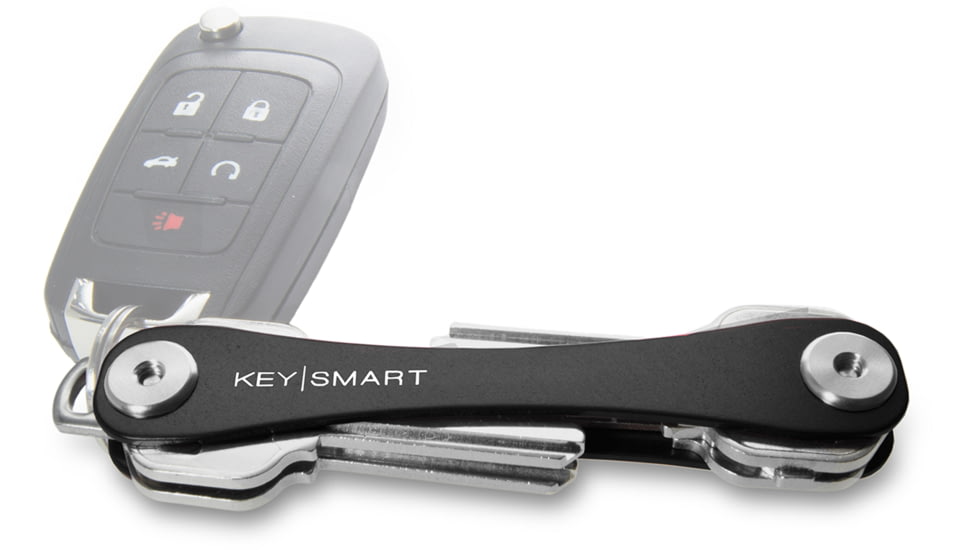 OpticsPlanet Exclusive KeySmart Original Compact Key Holder, Custom, Black, KS019-C-OP-BLK