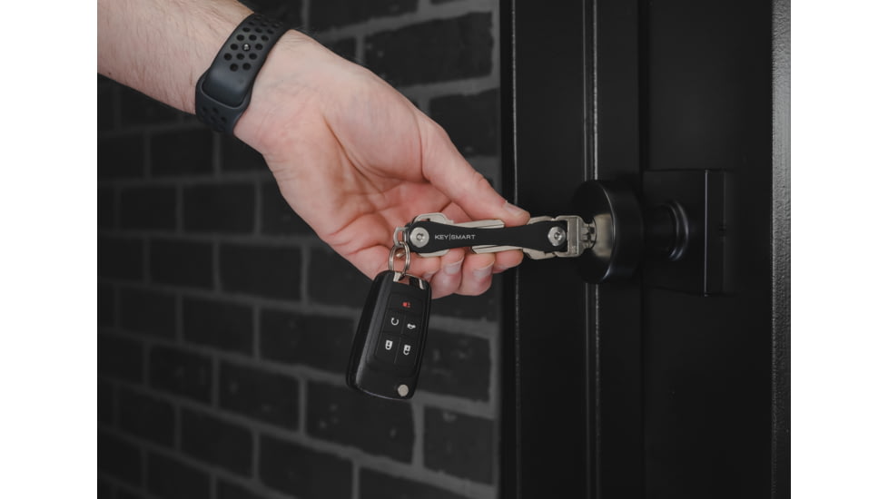 OpticsPlanet Exclusive KeySmart Original Compact Key Holder, Custom, Black, KS019-C-OP-BLK