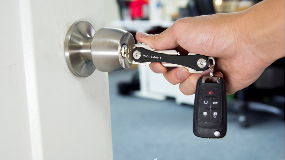 OpticsPlanet Exclusive KeySmart Original Compact Key Holder, Custom, Black, KS019-C-OP-BLK