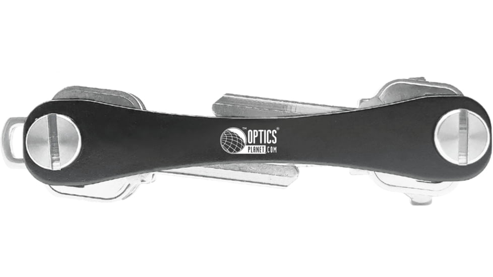OpticsPlanet Exclusive KeySmart Original Compact Key Holder, Custom, Black, KS019-C-OP-BLK