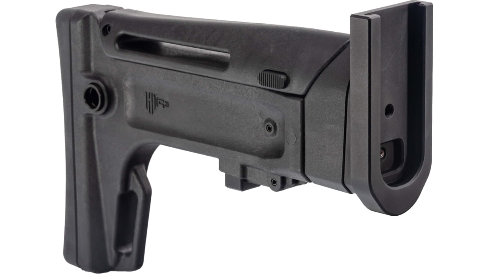 OpticsPlanet Exclusive Kinetic Development Group FN SCAR Folding Rifle Stock, Black, SCP5-MK2-201