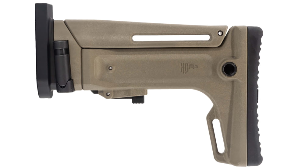 OpticsPlanet Exclusive Kinetic Development Group FN SCAR Folding Rifle Stock, FDE, SCP5-MK2-202