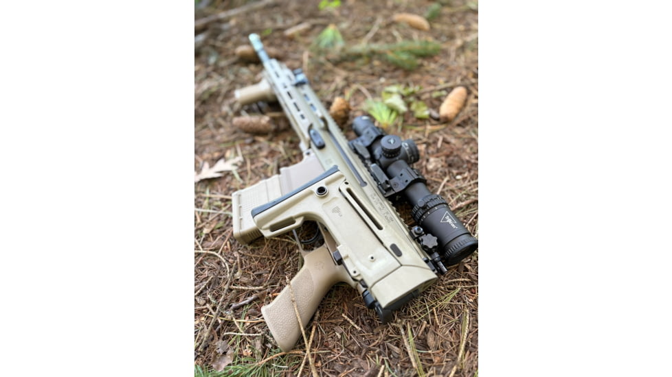 OpticsPlanet Exclusive Kinetic Development Group FN SCAR Folding Rifle Stock, Black, SCP5-MK2-201