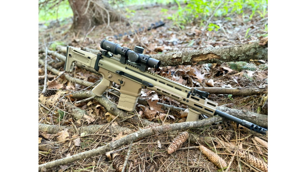 OpticsPlanet Exclusive Kinetic Development Group FN SCAR Folding Rifle Stock, Black, SCP5-MK2-201