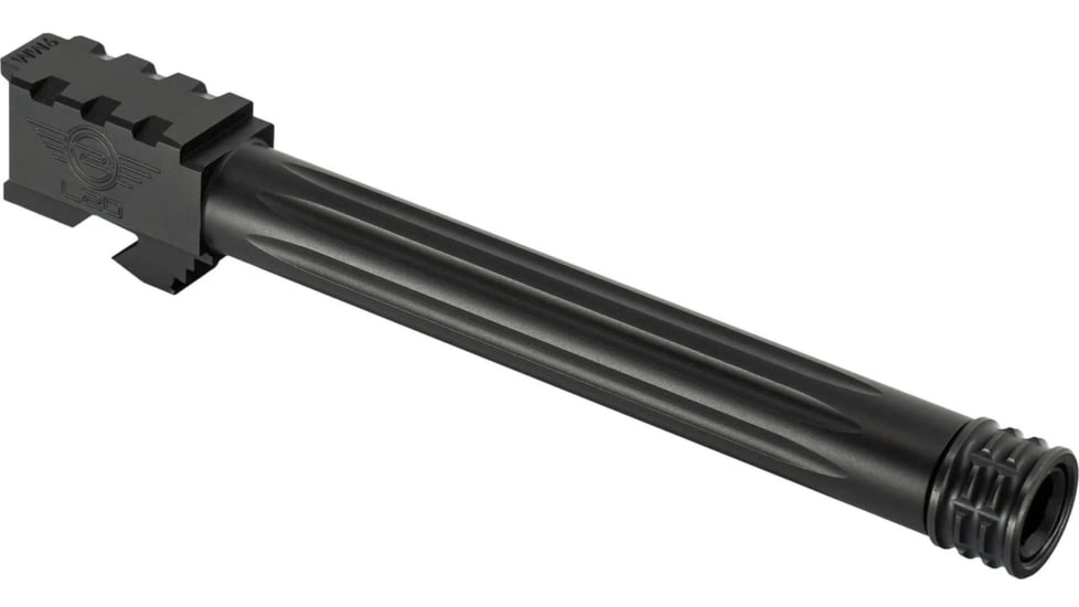 OpticsPlanet Exclusive L2D Combat Precision Match Fluted/Threaded Barrel, Glock 34, Gen 1-4, Black Nitride, LD-BBL-PM-34-FT-BN