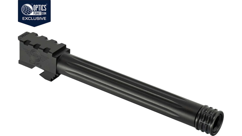 OpticsPlanet Exclusive L2D Combat Precision Match Fluted/Threaded Barrel, Glock 34, Gen 1-4, Black Nitride, LD-BBL-PM-34-FT-BN