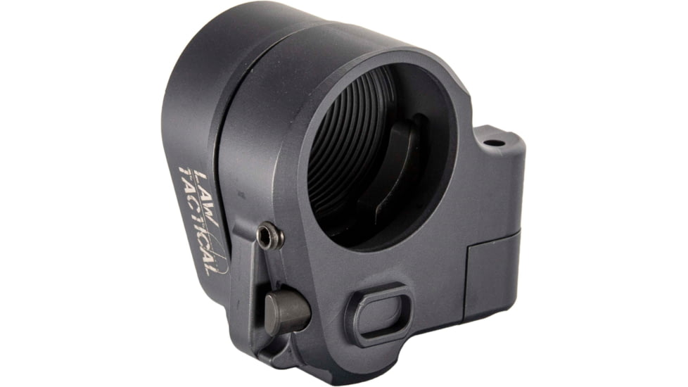 OpticsPlanet Exclusive Law Tactical AR Folding Stock Adapter Gen 3-M, Gray, 674