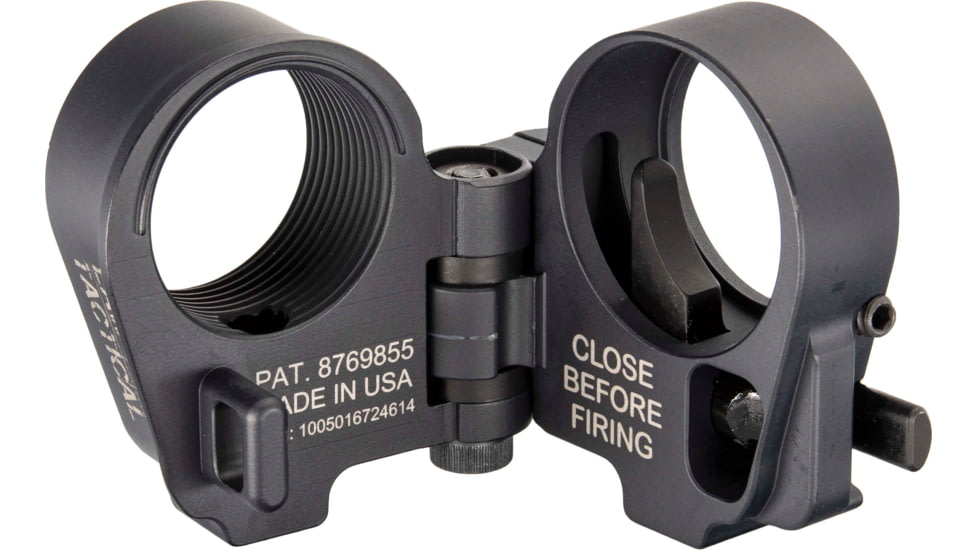 OpticsPlanet Exclusive Law Tactical AR Folding Stock Adapter Gen 3-M, Gray, 674