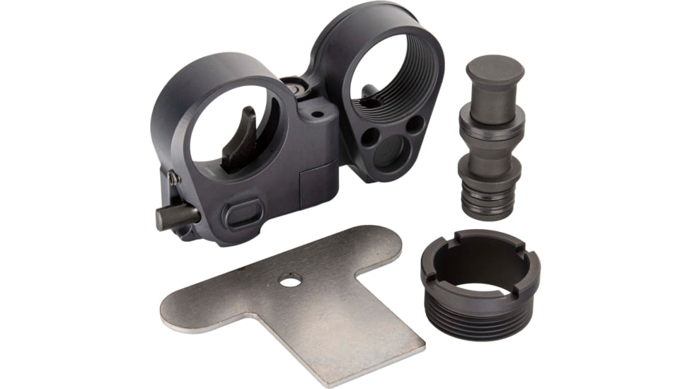 OpticsPlanet Exclusive Law Tactical AR Folding Stock Adapter Gen 3-M, Gray, 674