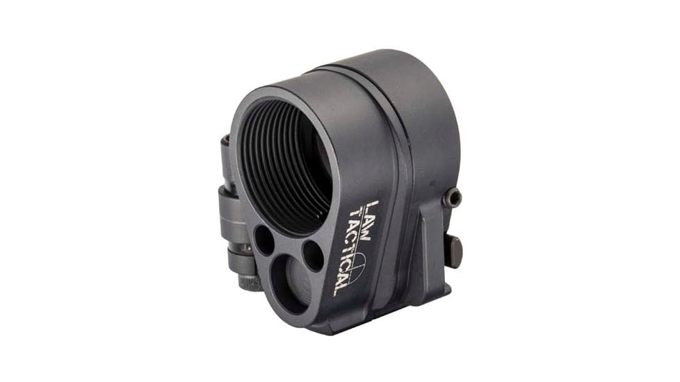 USED OpticsPlanet Exclusive Law Tactical AR Folding Stock Adapter Gen 3-M, Stealth Gray, 674, EDEMO10, Condition Fair, Missing Item