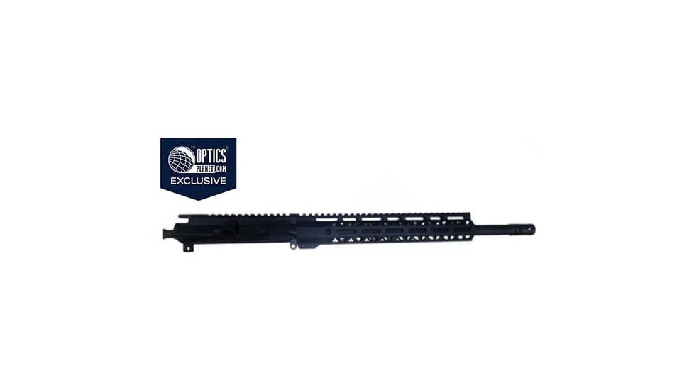 OpticsPlanet Exclusive Moriarti AR-9 Upper Receiver Assembly, 9mm Luger, 16in, M-LOK, 1-10 Twist, Diamond Cut Free-Float Handguard, A2 Flash Hider, Anodized Black, MAR-9MM-16-DMD-FH