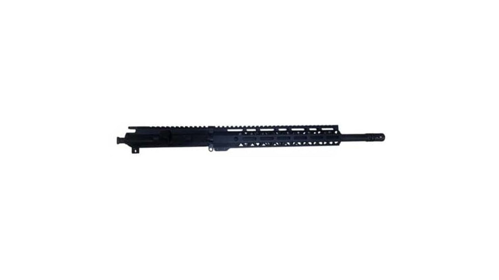 OpticsPlanet Exclusive Moriarti AR-9 Upper Receiver Assembly, 9mm Luger, 16in, M-LOK, 1-10 Twist, Diamond Cut Free-Float Handguard, A2 Flash Hider, Anodized Black, MAR-9MM-16-DMD-FH