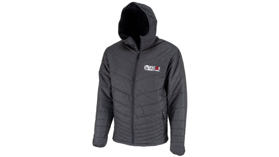 OpticsPlanet Exclusive OpticsPlanet 20th Anniversary Hooded Puffer Jacket - Mens, Carbon, 3XL, OP-HOOD-CB-3XL